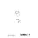 Herzbach LIVING SPA Retro Konuswandhalter rund neigbar Chrom