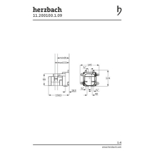 Herzbach LOGIC XL Vario Thermostat-Modul Einbaukörper