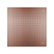 Herzbach LIVING SPA Deckeneinbau-Regenbrause 380x380mm Copper Steel