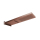 Herzbach LIVING SPA Wand-Regenbrause 537x165mm Regen/Schwall Copper Steel