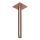 Herzbach LIVING SPA Deckenarm 200mm 70 eckig Copper Steel