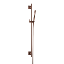 Herzbach LIVING SPA Wandstangenset 70 eckig 900mm Stabhandbrause Copper Steel