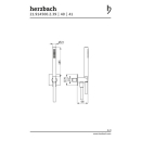 Herzbach LIVING SPA Wannenset ABG Halter 70 eckig...