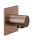 Herzbach LIVING SPA Anschlussbogen 70 eckig Copper Steel