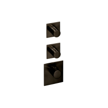 Herzbach LOGIC XL 2 TA-Farbset 3 Blenden eckig 3 Griffe rund Black Steel