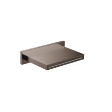 Herzbach LIVING SPA Schwall-Wandauslauf Aufputz Black Steel