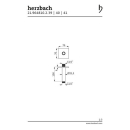 Herzbach LIVING SPA Deckenarm 100mm 70 eckig Black Steel