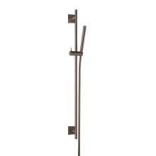 Herzbach LIVING SPA Wandstangenset 70 eckig 900mm Stabhandbrause Black Steel
