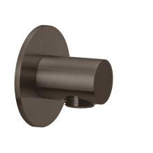 Herzbach LIVING SPA Anschlussbogen 70 rund Black Steel