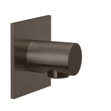 Herzbach LIVING SPA Anschlussbogen 70 eckig Black Steel