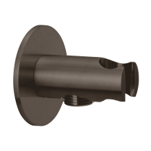 Herzbach LIVING SPA Anschlussbogen 70 mit Konushalter rund Black Steel