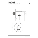 Herzbach LIVING SPA Anschlussbogen 70 mit Konushalter...