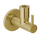 Herzbach LIVING Eckventil rund Brass Steel