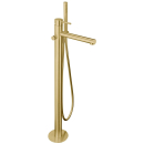 Herzbach DESIGN iX PVD Wanneneinlaufsäule Brass Steel