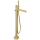 Herzbach DESIGN iX PVD Wanneneinlaufsäule Brass Steel
