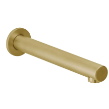 Herzbach DESIGN iX PVD Wandauslauf 210mm rund gerade Brass Steel