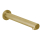 Herzbach DESIGN iX PVD Wandauslauf 210mm rund gerade Brass Steel