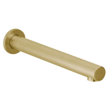 Herzbach DESIGN iX PVD Wandauslauf 240mm rund gerade Brass Steel