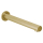 Herzbach DESIGN iX PVD Wandauslauf 240mm rund gerade Brass Steel