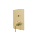 Herzbach DESIGN iX PVD Wannenbatterie Farbset Brass Steel