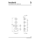 Herzbach LOGIC XL 3 Thermostat-Farbset 4 Blenden/Griffe...