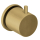 Herzbach DESIGN iX PVD Ventil 2-/3-Wegeumst. Farbset Brass Steel