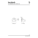 Herzbach LOGIC XL Vario TA-Farbset Blende/Griff rund...