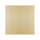 Herzbach LIVING SPA Deckeneinbau-Regenbrause 380x380mm Brass Steel