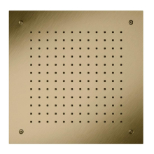 Herzbach LIVING SPA Deckeneinbau-Regenbrause 500x500mm Brass Steel