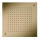 Herzbach LIVING SPA Deckeneinbau-Regenbrause 500x500mm Brass Steel