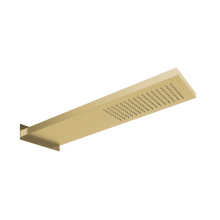 Herzbach LIVING SPA Wand-Regenbrause 537x165mm Brass Steel