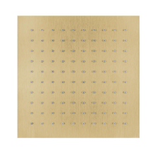 Herzbach DESIGN IX PVD Regenbrause square 250*250 mm Brass