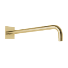 Herzbach LIVING SPA Wandarm 450mm 70 eckig gewinkelt Brass Steel