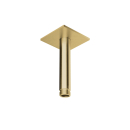 Herzbach LIVING SPA Deckenarm 100mm 70 eckig Brass Steel