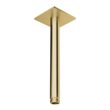 Herzbach LIVING SPA Deckenarm 200mm 70 eckig Brass Steel