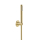 Herzbach LIVING SPA Wannenset Halter 70 rund Stabhandbrause 1250mm Brass Steel
