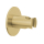 Herzbach LIVING SPA Konuswandhalter 70 rund Brass Steel