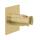 Herzbach LIVING SPA Konuswandhalter 70 eckig Brass Steel