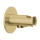 Herzbach LIVING SPA Anschlussbogen 70 mit Konushalter rund Brass Steel
