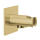 Herzbach LIVING SPA Anschlussbogen 70 mit Konushalter eckig Brass Steel