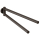 Herzbach LIVING Handtuchhalter 340mm zweiteilig Black Steel