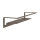 Herzbach LIVING Wandablage 300mm Black Steel