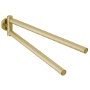 Herzbach LIVING Handtuchhalter 340mm zweiteilig Brass Steel