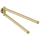 Herzbach LIVING Handtuchhalter 340mm zweiteilig Brass Steel