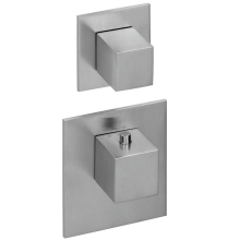 Herzbach LOGIC XL 1 / 1+ Thermostat-Farbset 2 Blenden/Griffe eckig Edelstahl