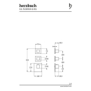 Herzbach LOGIC XL 2 Thermostat-Farbset 3 Blenden/Griffe...