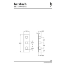 Herzbach LOGIC XL 2 Thermostat-Farbset 1 Blende eckig 3...