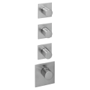 Herzbach LOGIC XL 3 Thermostat-Farbset 4 Blenden eckig 4...