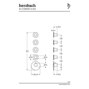Herzbach LOGIC XL 4 Thermostat-Farbset 5 Blenden/Griffe...
