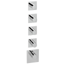 Herzbach LOGIC XL 4 Thermostat-Farbset 5 Blenden eckig 5...